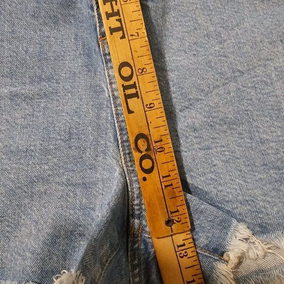 EUC LIKE NEW LOFT MADE AND LOVED RAW HEM HI RISE SHORTS SIZE 10/ 30 WOMENS - Picture 16 of 16